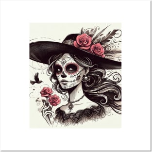 The vintage catrina Posters and Art